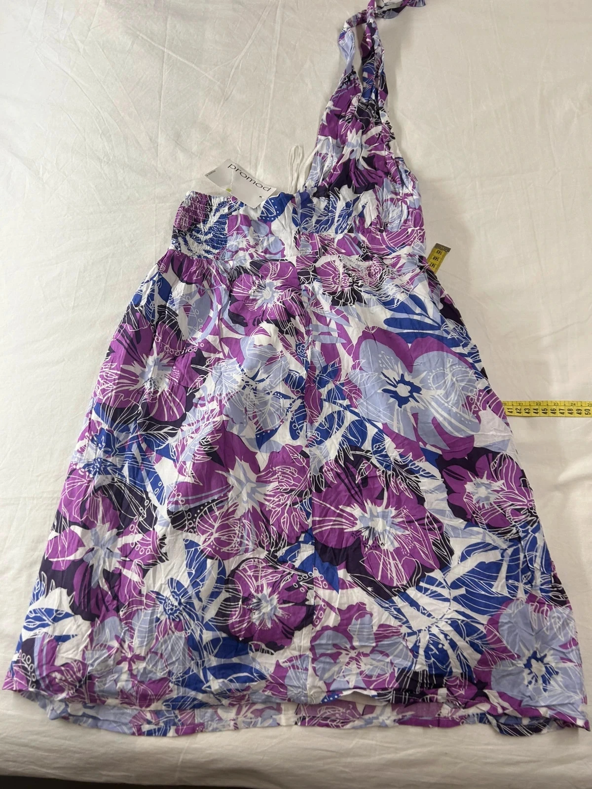 Paarse zomerjurk met open rug promod – photo 2